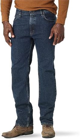 Wrangler Authentics Men's Regular Fit Comfort Flex Waist Jean, 40x30