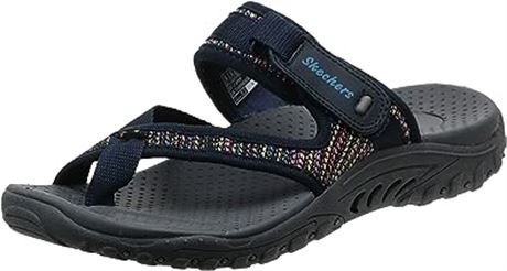 Skechers Women's Toe Thong Sandal Sport, Chocolate, Size 9