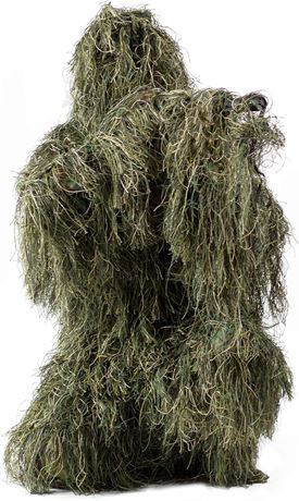 VIVO Ghillie Suit - Woodland - Kids Youth