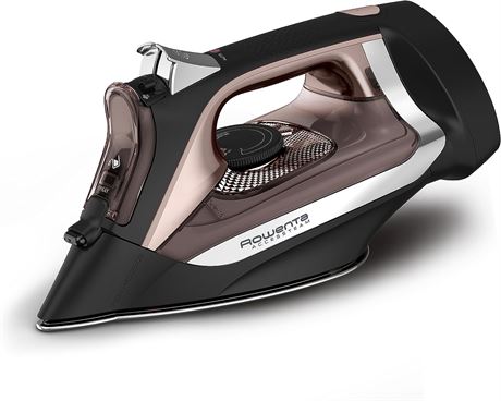 Rowenta Access Stainless Steel Soleplate Steam Iron with Retractable Cord, Blue