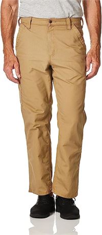 Carhartt Men's Loose Fit Canvas Utility Work Pant, Dark Khaki, 32W x 30L