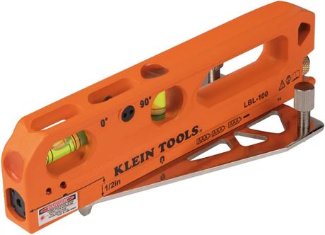 Klein Tools LBL100 Laser Level with Level Bubble Vials