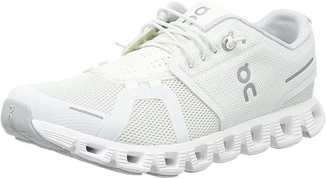 ON Women's Cloud 5 Sneakers - Ice/white - Size 7