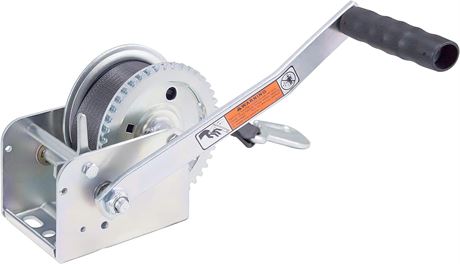 Dutton-Lainson DL1400AS 1400 lb Plated Pulling Winch with 20- Feet Strap