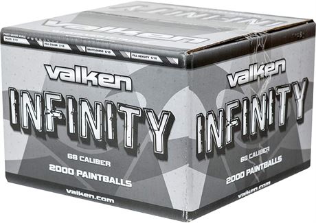 Valken Infinity Paintballs - 68cal - 2,000ct