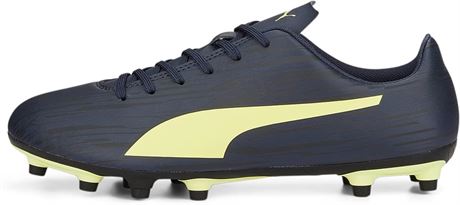 PUMA Men's Rapido III Firm Artificial Ground Sneaker, Yellow-Ebony, 11