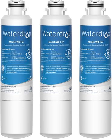 Waterdrop Plus Samsung Water Filter Replacement - WDP-F27