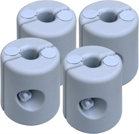 Heavy Duty Drum Weights Fill with Water or Sand, 70 LB - 4 Pack