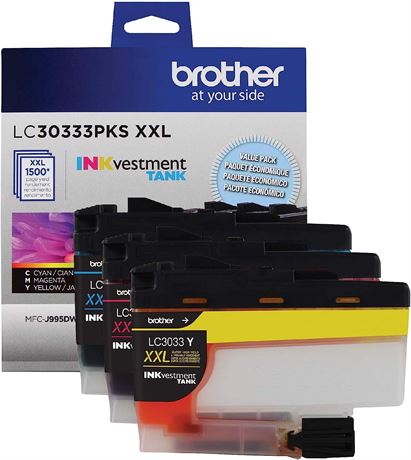 Brother Genuine LC30333PKS 3-Pack