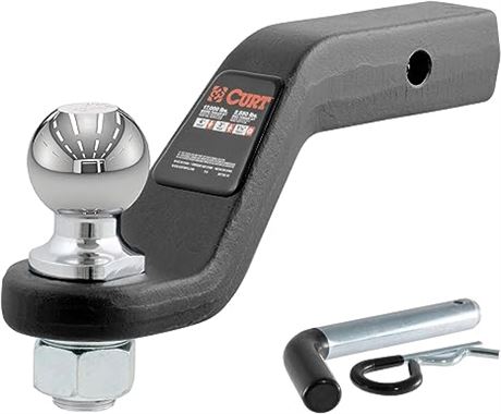 CURT 45332 Trailer Hitch Mount with 2-5/16-Inch Ball & Pin, 4-Inch Drop