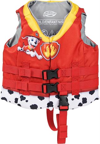 SwimWays Paw Patrol Firefighter Swim Trainer Life Jacket - Infant Size