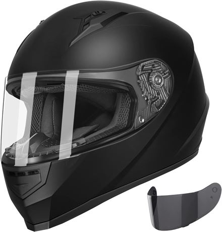 GLX GX11 Compact Lightweight Full Face Motorcycle Street Bike Helmet