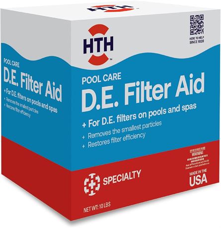 HTH 67121 Swimming Pool Care D.E. Filter Aid - 10lbs