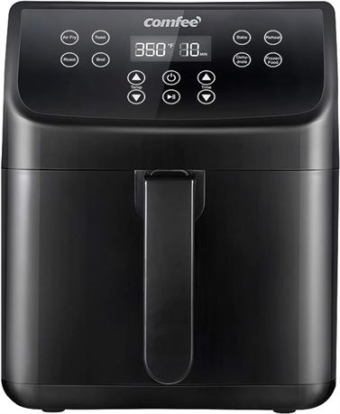 COMFEE' 5.8Qt Digital Air Fryer, Toaster Oven & Oilless Cooker, 1700W