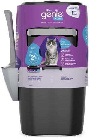 Litter Genie Plus Pail, Ultimate Cat Litter Disposal System