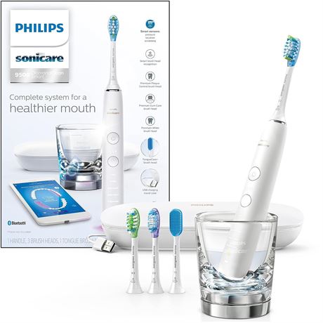 Philips Sonicare DiamondClean Smart 9500 Rechargeable Electric Power Toothbrush