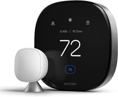 ecobee Smart Thermostat Premium with Smart Sensor and Air Quality Monitor