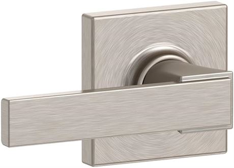 SCHLAGE Collins Trim Northbrook Hall and Closet Lever, Satin Nickel