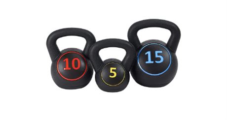 BalanceFrom Dumbbells for Strength Training and Crossfit, 5lb/10lb/15lb