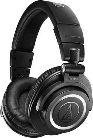 Audio-Technica ATH-M50xBT2 Wireless Over-Ear Headphones, Black