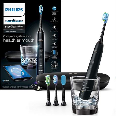 Philips Sonicare DiamondClean Smart 9500 Rechargeable Electric Toothbrush