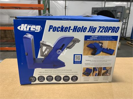 Kreg Tool KPHJ720PRO Pocket-Hole Jig 720 PRO with KHC3