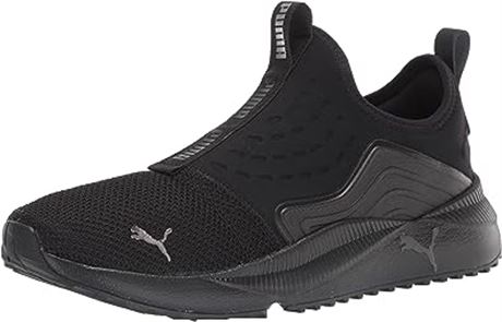 PUMA Men's Pacer Future Slip on Sneaker, Black, 7.5