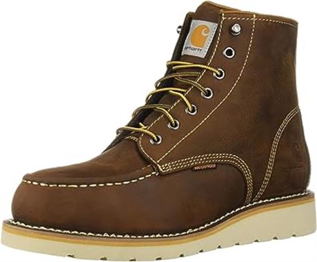 Carhartt Men's 6 Inch Waterproof Wedge Steel Toe Work Boot, 11.5M