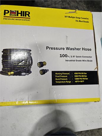 POHIR 100ft Pressure Washer Hose