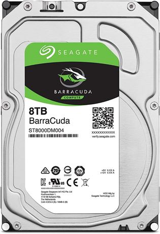 Seagate ST8000DM008 BarraCuda 8TB Internal Hard Drive HDD (ST8000DM004)