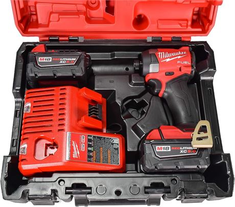 Milwaukee 2953-22 18V Cordless Brushless 1/4" Hex Impact Driver Kit