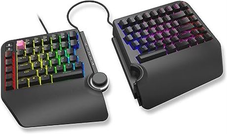 Cloud Nine ErgoTKL Ergonomic Tenkeyless Mechanical Keyboard for PC