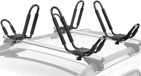 Leader Accessories Kayak Rack 2 Pair J Bar for Canoe Surf Board