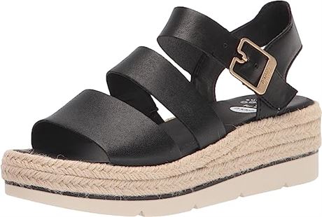 Dr. Scholl's Shoes Women's Once Twice Espadrille Platform Wedge Sandal 6