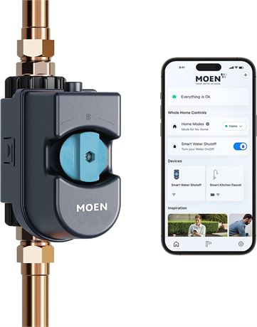 Moen 900-001 Flo Smart Water Monitor and Automatic Shutoff Sensor