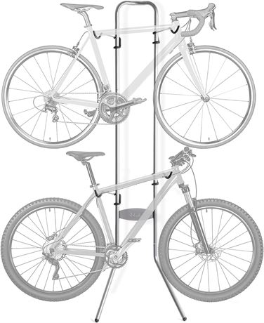 Delta Cycle 2 Bike Rack Garage Storage - Gravity Wall Bike Stand