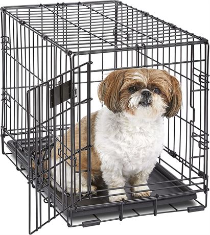 MidWest Homes for Pets 1 Door iCrate Dog Crate, X-Small, 22.5"L x 13.5"W x 16"H