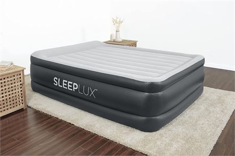 SleepLux Durable Inflatable Air Mattress with Built-in Pump Size Unknown