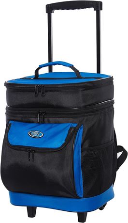 Travelers Club 18" Cool Carry 2 Section Insulated Rolling Cooler