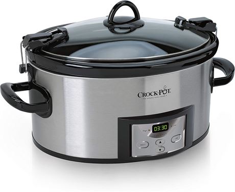Crock-Pot 6 Quart Cook & Carry Programmable Slow Cooker