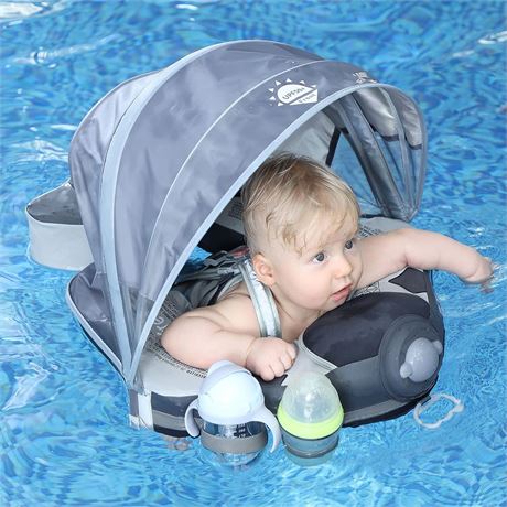 Mambobaby Float Upgrade Add Tail Baby Float with Canopy for Infant