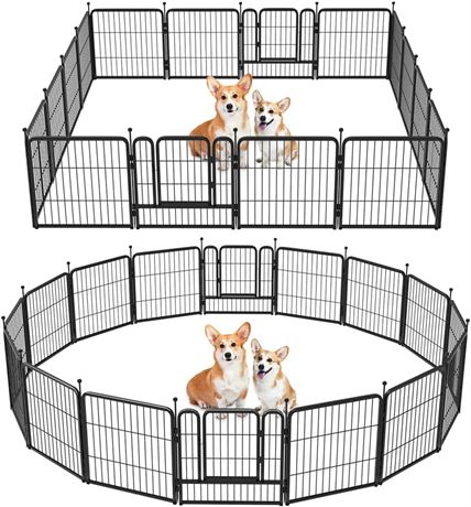 FXW Rollick Dog Playpen, 24" Height, 16 Panels