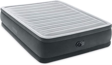 INTEX 64413ED Dura-Beam Deluxe Comfort-Plush Elevated Air Mattress, Queen