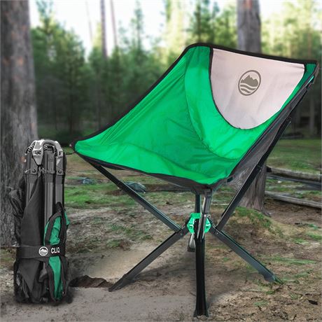 CLIQ Portable Chair Camping Chairs, Small Collapsible Chair