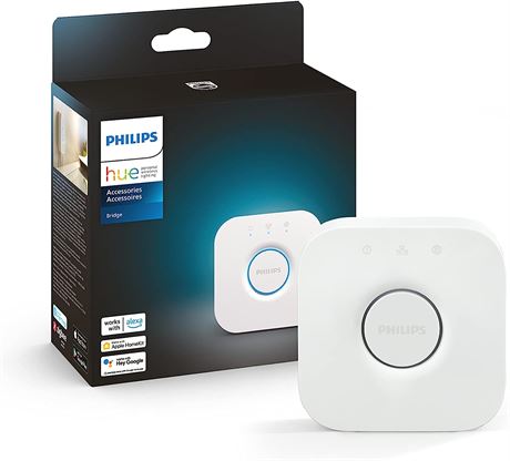 Philips Hue Bridge, Full Suite of Features for Hue Smart Lights and Accessories