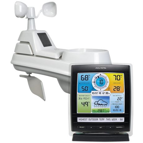 AcuRite Iris (5-in-1) Indoor/Outdoor Wireless Weather Station