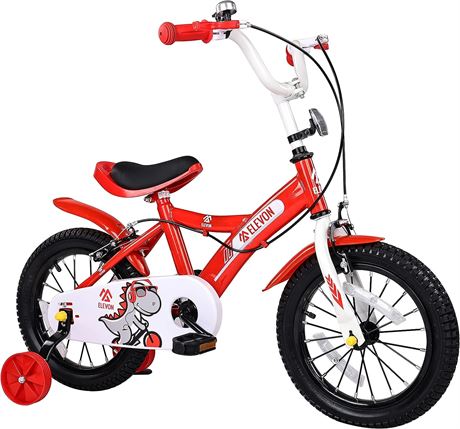 Elevon Dinos Kids Bike Kids Bicycle with Removable Training Wheel