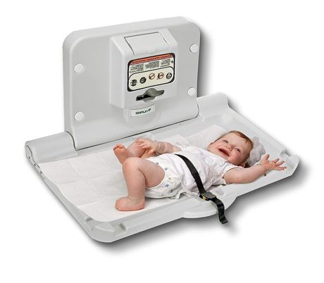 Wall Mounted Baby Changing Station - Horizontal Baby Changing Table