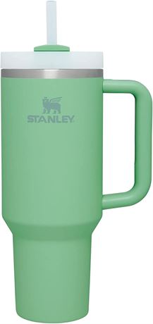 Stanley Stainless Steel Insulated Tumbler with Lid and Straw, Jade