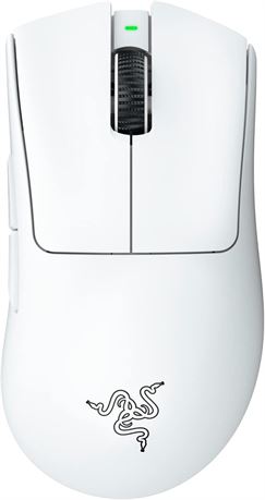 Razer DeathAdder V3 Pro Wireless Gaming Mouse, White